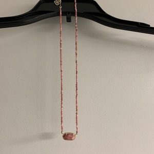 Kendra Scott beaded Elsa necklace coral